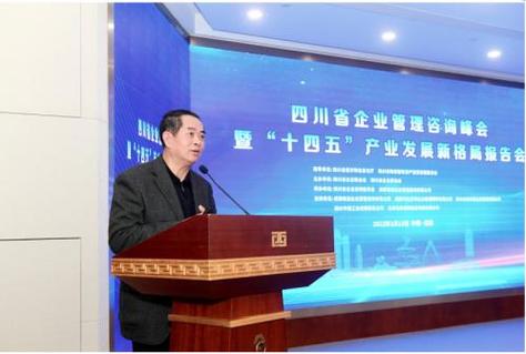 四川省企业管理咨询峰会暨"十四五"产业发展新格局报告会在四川成都